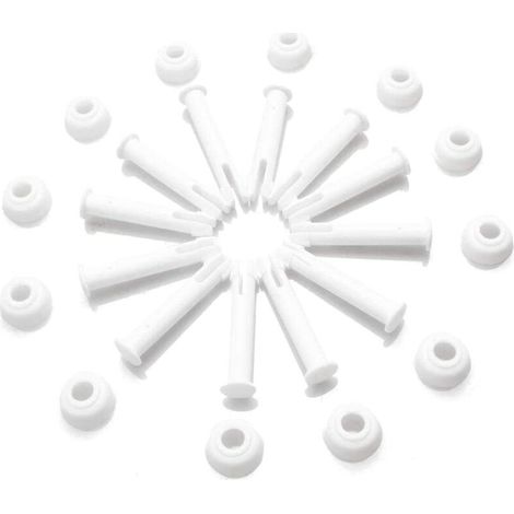 Joint Pins & Joints (12 pcs) pour Intex Round Metal Frame Pools Pièces de Rechange, Intexpool Replacement Spare Parts (6cm / 2.36in)
