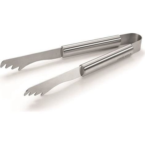 Pince inox courte pour plancha.