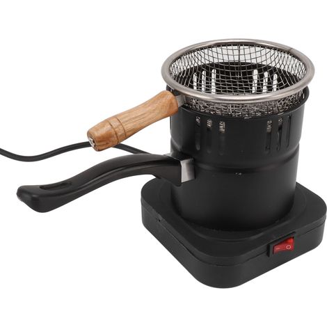 Brûleur à charbon de bois portable et léger, allume-feu électrique, prise UE 220 V (1/5)