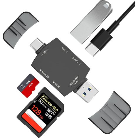 Übertragen und sichern Sie Ihre Daten mit diesem fantastischen USB-SD-Kartenleser für iPhone 15/iPad/Macbook (1/5)