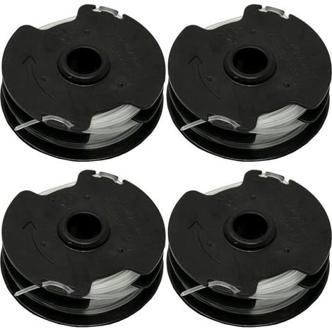 Lot de 4 bobines de Rechange pour débroussailleuse sans Fil Parkside PRT 550 A1 - Lidl IAN 311404,PRTA 20-Li C3 IAN351753 (1/4)