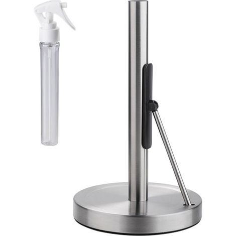 Porte-papier toilette avec buse de pulvérisation en acier inoxydable, un accessoire fonctionnel pour la maison et la cuisine.-AquaForge (1/5)