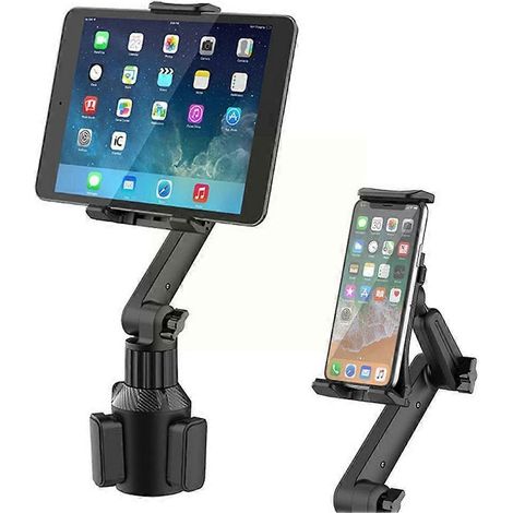 Support de tablette pour voiture avec base triangulaire réglable à 360° pour iPad Mini Air Pro 4,3-8,6 pouces (T6I3) (1/5)