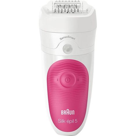 [GEBRAUCHT] B-Ware Braun Epilierer Himbeer Weiß Rasiergerät Haarentferner Damenrasierer Trimmer722