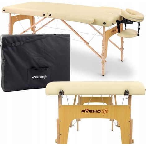 Lettino da massaggio pieghevole Sofia Light con imbottitura in schiuma ad alto comfort da 5 cm Habys