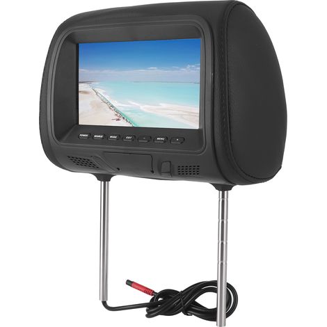 MP5-Multimedia-Player mit Monitor für die Rückenlehne des Autositzes, MP5-Kopfstützen-LCD-Display (7 Zoll), USB-Verstärker (1/5)