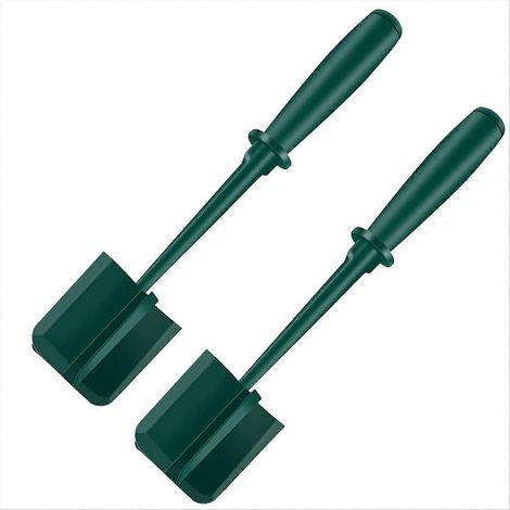 Hachoir à viande manuel, spatule, racloir, hachoir à viande, mixeur, spatule, broyeur et écrase-viande (2 pièces) (1/5)