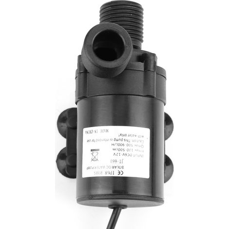 Mini pompe à eau CC sans balais pour chauffe-eau solaire 12 V -40 °C 100 °C (1/5)