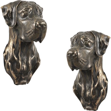 Gran Danés II - estatuilla de perro, busto colgante, decoración única para amantes de los perros de Art-Dog (1/5)