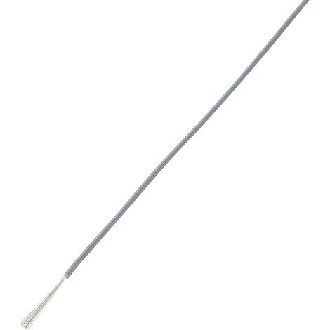 TRU COMPONENTS 1570172 Litze LiY 1 x 0.14 mm² Grau 10 m