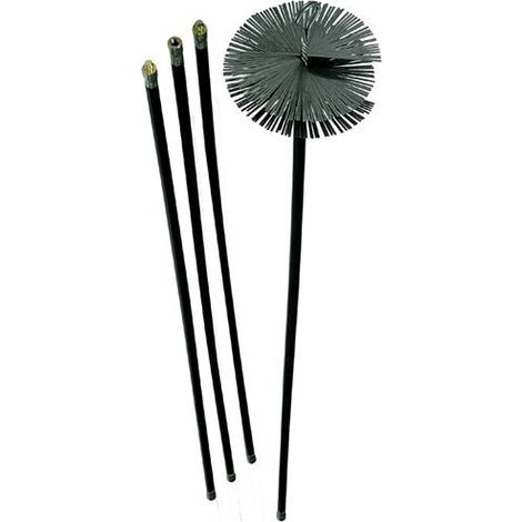 Kit Spazzacamino 6 Canne Da cm. 140 Diametro mm.200