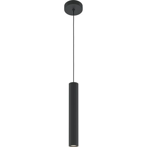 Lampada sospensione moderna nera tubo GU10 6W Maytoni (1/3)