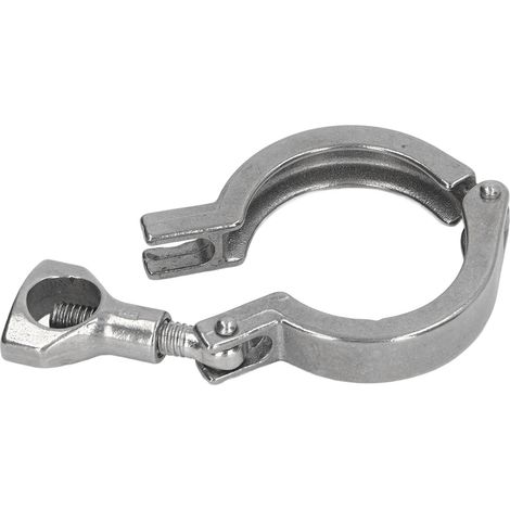 Raccord de fixation à triple collier en acier inoxydable 304, 1 broche, avec écrou papillon pour tuyau flexible 32