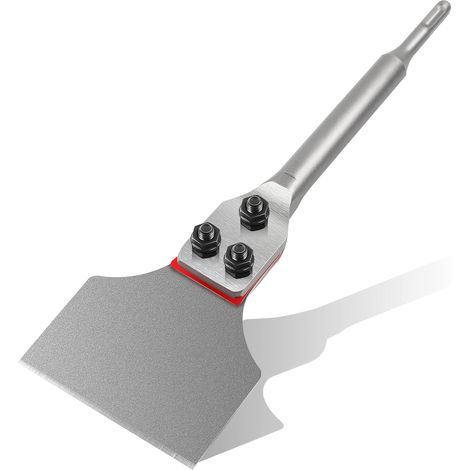Ciseau à carrelage, ciseau grattoir, largeur de ciseau plat, adapté aux perceuses à percussion, pour enlever les carreaux et la colle à carrelage (1/5)