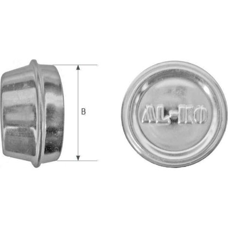 Cache moyeu remorque 40 mm – Protection pour moyeux non freinés 500-750 kg – Ajustement précis pour durabilité accrue – Al-Ko