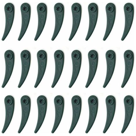 Packung mit 24 Ersatzklingen aus Kunststoff für Bosch Durablade Art 23-18 LI und Art 26-18 LI Rasentrimmer