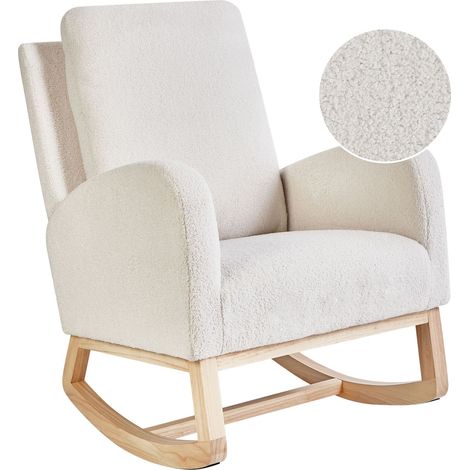 Rocking Chair ALSTA Boucle Off-White (1/5)