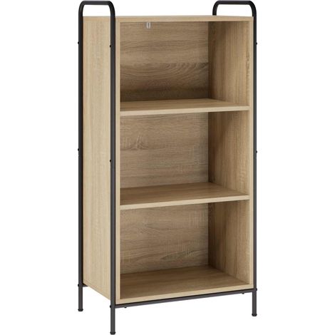 Librería 55,5 x 33 x 174 cm Madera de ingeniería Roble Sonoma vidaXL (1/5)