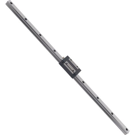 Kit de glissière à roulement linéaire de 500 mm avec bloc en acier à roulement à billes, adapté aux imprimantes 3D et aux pièces CNC. (1/5)