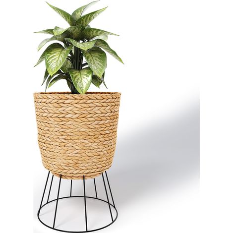 Macetero de Suelo Redondo - Estilo Boho - 46 CM - Firna