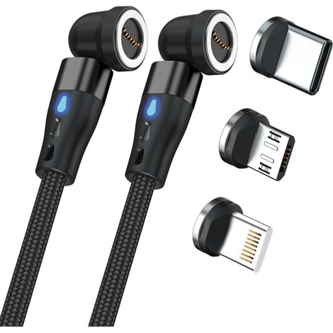 RealPower MagneticCharge2 cable USB 1 m Negro (1/5)
