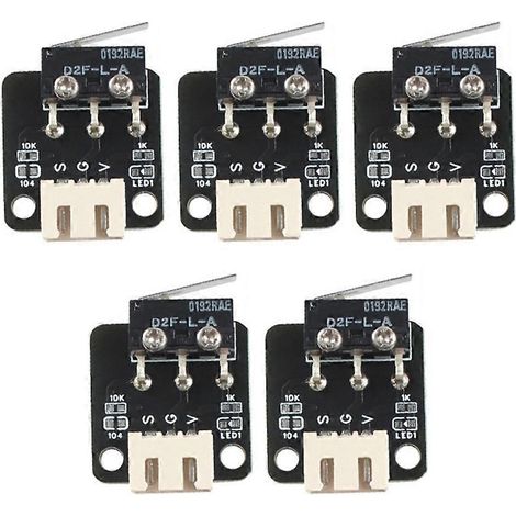 Mini-interrupteur de fin de course pour imprimantes 3D séries CR-10/10S/S4/S5 et Ender-3/Pro/V2 (lot de 5) (1/5)