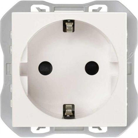 SIMON 270  Base de enchufe schuko blanco 20000432-090 (1/2)