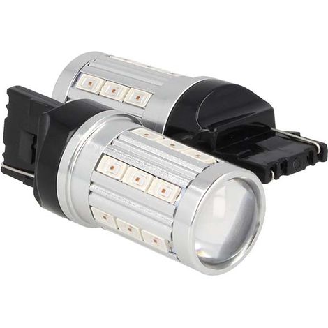 Lampada Led T20 W21W WY21W 7440 Giallo Arancione 21 Smd 5730 Super Luminoso Luci Frecce Auto 12V 5W (1/3)