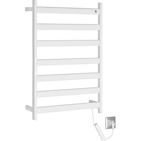 Radiateur sèche-serviettes électrique ELIAS 490x730x110 mm, 105 W, blanc mat (1/4)