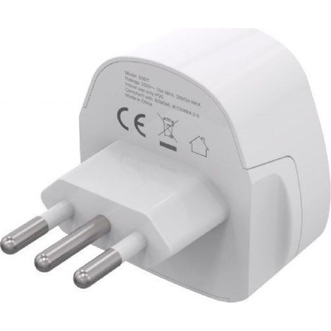 Reiseadapter Gembird a-ac-itmintf 2500 W 10 A (1/3)