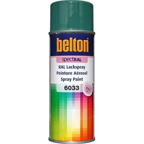 Bombe de peinture Belton Spectral RAL6033 Turquoise menthe 400ml