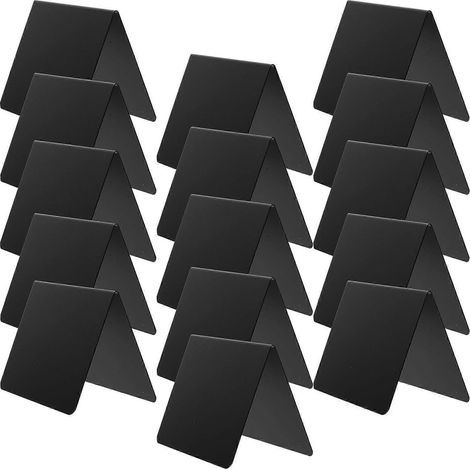 Tableaux noirs adaptés à la signalétique des magasins et à une utilisation sur bureau. disponibles en plusieurs couleurs. 1 jeu. (1/5)