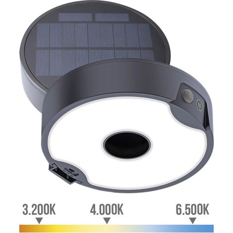 Aplique solar - estaca 4w 500 lm edm (1/5)