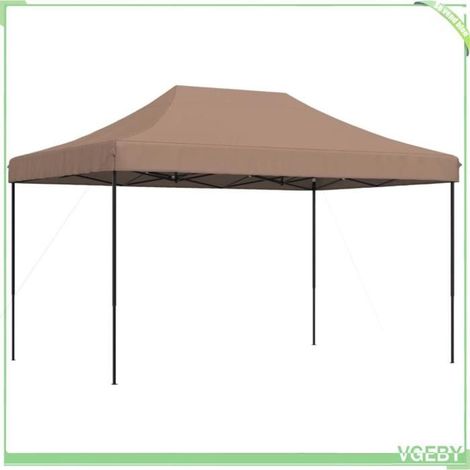 Tente de réception pliable - FAFEICY - 4004964 - Marron - 440x292x315 cm - Pop‑up pliable (1/5)