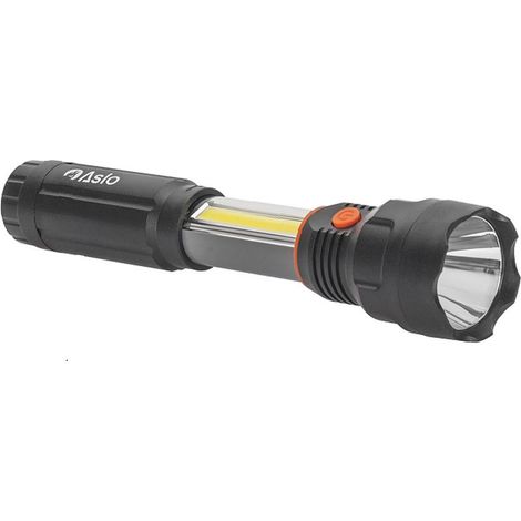 Lampe LED Torche magnetique extensible 3W - 100 à 180 lumens - Super LED et LED COB (piles inclues) ASLO