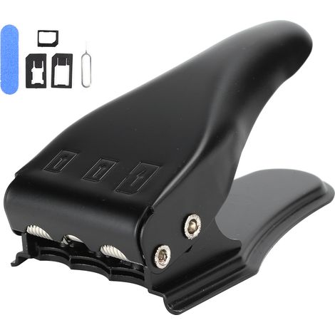 Coupe-carte SIM universel 3 en 1 avec adaptateur et aiguille pour micro/nano SIM (1/5)