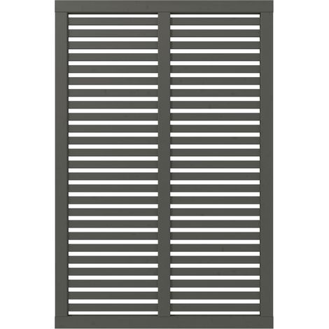 Plus Zaun Harmoni 120 x 180 cm umbragrau fungizidbehandelt