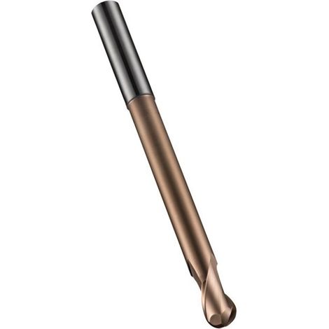Fresa a raggio S233 D.6mm lunghezza inserto 60mm HM TiSiN Z.2
