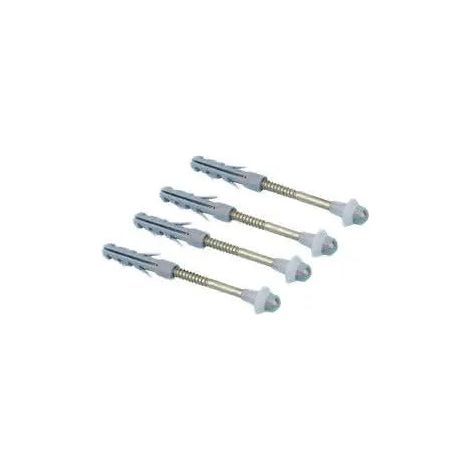 4 pz viti di fissaggio in ferro per vasi e bidet diam. 6 x 76