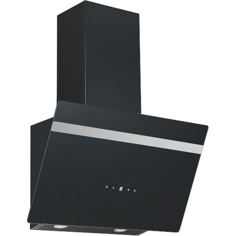 PKM Kopffreihaube S20-60ABTH - 60cm, schwarz, Touch-Control, LED, Schräghaube (1/5)