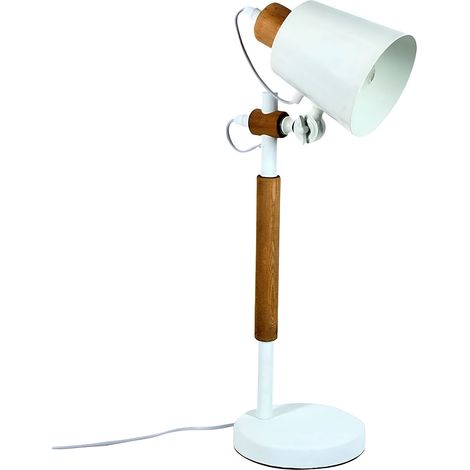 Lampe en bois et métal réglable (1/2)