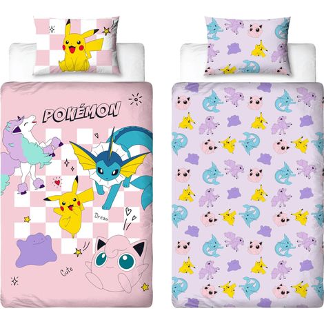 Housse de Couette Enfants Simple  Design Spirit, Literie réversible 2 Faces avec taie d'Oreiller Assortie  pour lit Simple Enfant  Polycoton (1/5)