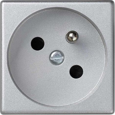 Enchufe individual Simon Connect K45 con/sin 16A IP20 aluminio anodizado K02/8