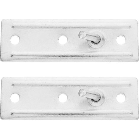 Support Mural Fixation Murale Solide Installation Facile Invisible 1 Set pour Chauffe-eau en Fer Argenté pour Radiateur D'eau (1/5)
