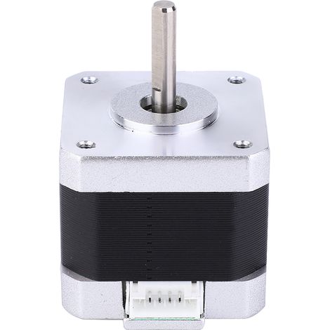 Nema17 Schrittmotor, 2-phasig, 1,8°, Miniatur, 42, 3,6 V, 1,5 A, XH-2,54 Kabel, silber (1/5)