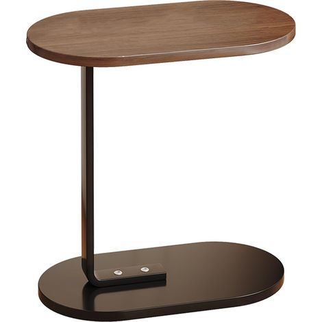 LOLLANDA Table de chevet pour canapé, mini table basse de chevet portable, table de rangement pour salon, table de chevet pour balcon (1/5)