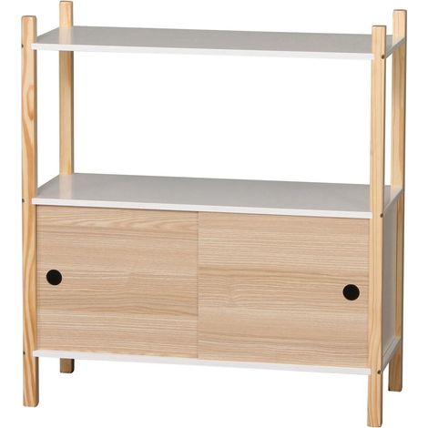 Armoire enfant 2 portes coulissantes et 1 étagère DREAM (1/5)