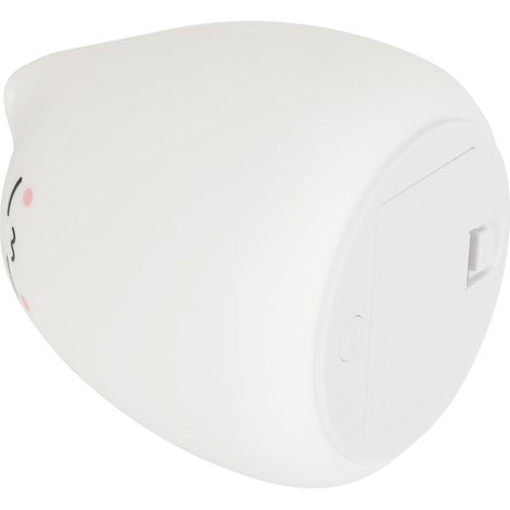 Lampe de table mini en silicone, veilleuse pour chambre d'enfant, 7 couleurs LED, protection des yeux (1/5)