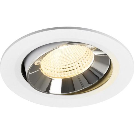 Spot encastré Numinos Move L blanc/chrome 3000K - 55 deg - 1009845