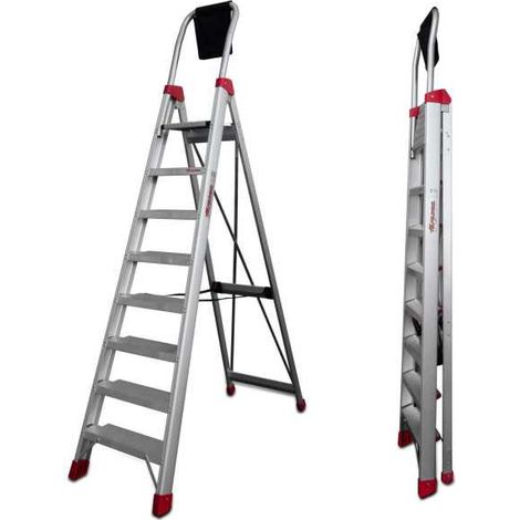 ESCALERA DE TIJERA PROFESIONAL CON 7 PELDAÃ‘OS. - FARAONE